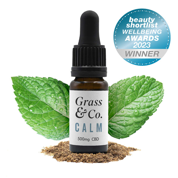 CALM 500mg (5.5%) CBD Oil Drops | Grass & Co.